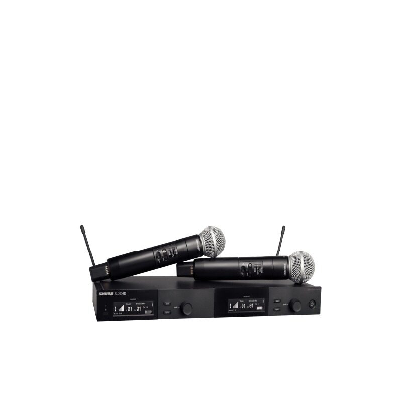 SHURE SLXD24DA/SM58-M55 ไมค์ลอยดิจิตอล มือถือคู่ แบบ UHF