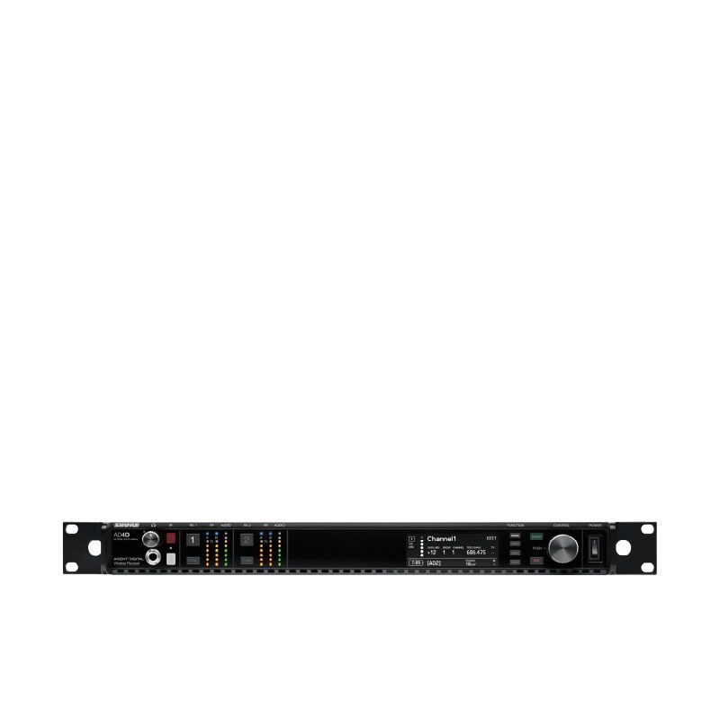 SHURE AD4DA=-P55 ตัวรับสัญญาณไร้สายดิจิตอล 2 ชาแนล แบบ UHF (ไม่มีเครื่องส่ง)