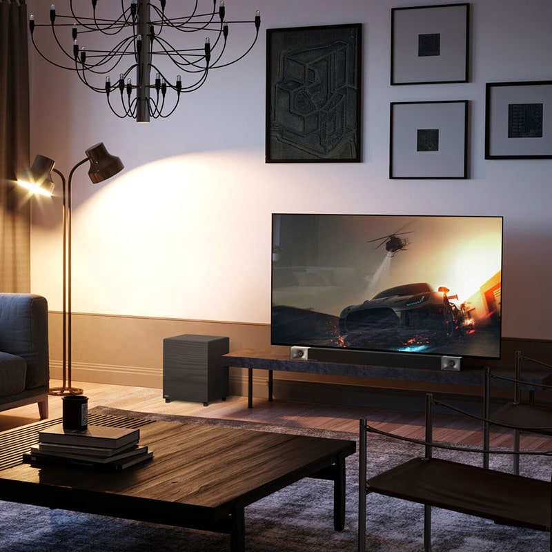 KLIPSCH Cinema 400 ลำโพง Sound Bar พร้อมซับ 8 นิ้ว 2.1 ชาแนล - Image 8