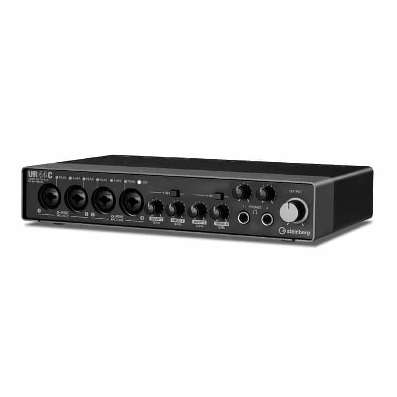 STEINBERG UR44C Audio Interface รองรับการบันทึกเสียงสูงสุด 32-bit/192kHz เชื่อมต่อผ่าน USB 3.0 มี DSP