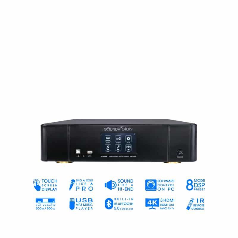 ชุดคาราโอเกะ (ลำโพง PHILIPS CSS-1310 แอมป์ SOUNDVISION DKA-900 ไมค์ DM-89) - Image 4