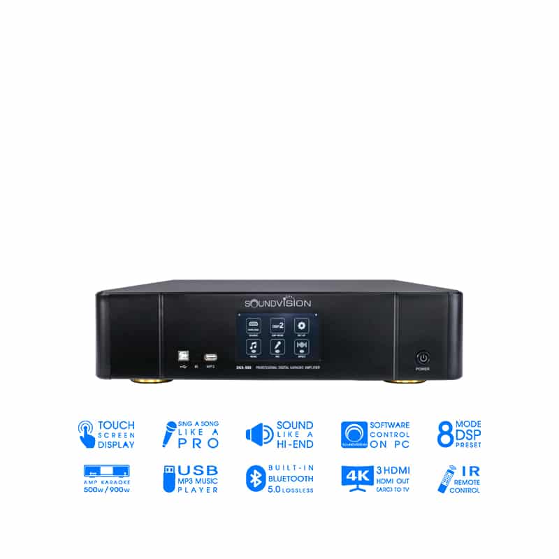 ชุดคาราโอเกะ (ลำโพง PHILIPS CSS-1310 แอมป์ SOUNDVISION DKA-900 ไมค์ DM-89) - Image 4