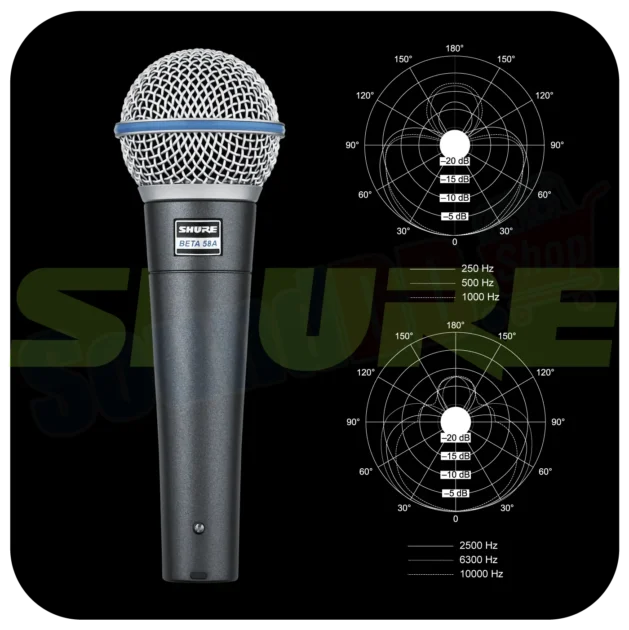 SHURE BETA 58A ไมค์สำหรับร้อง / พูด