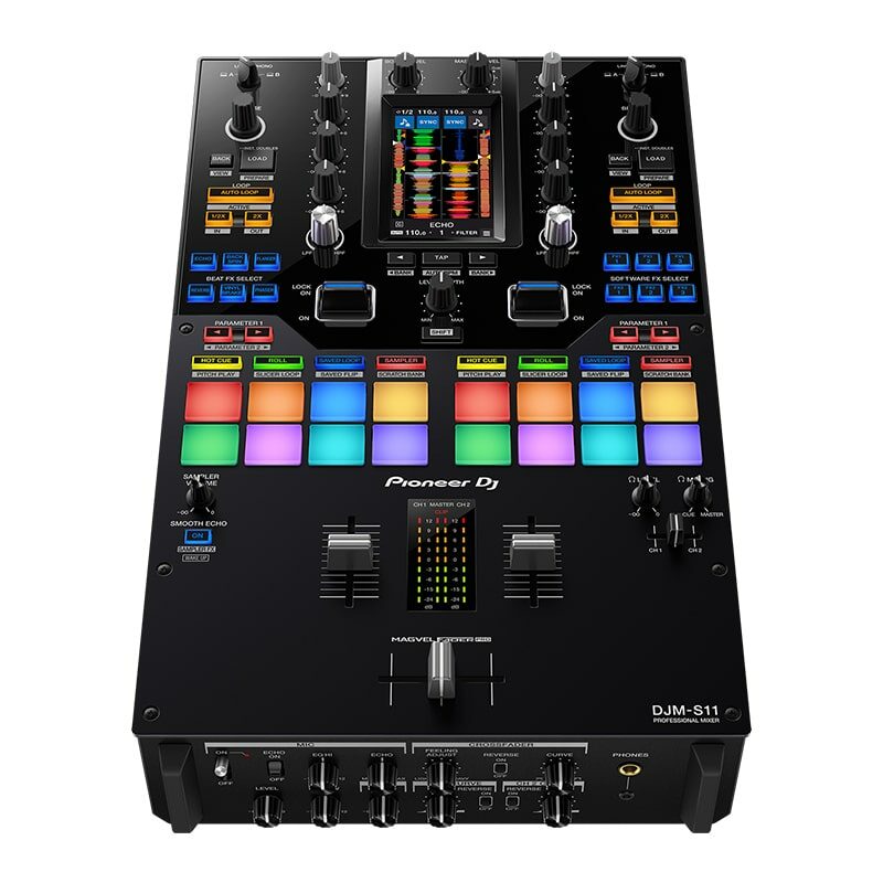 PIONEER DJ DJM-S11 มิกเซอร์ ดีเจ 2 ชาแนล Professional scratch style - Image 2