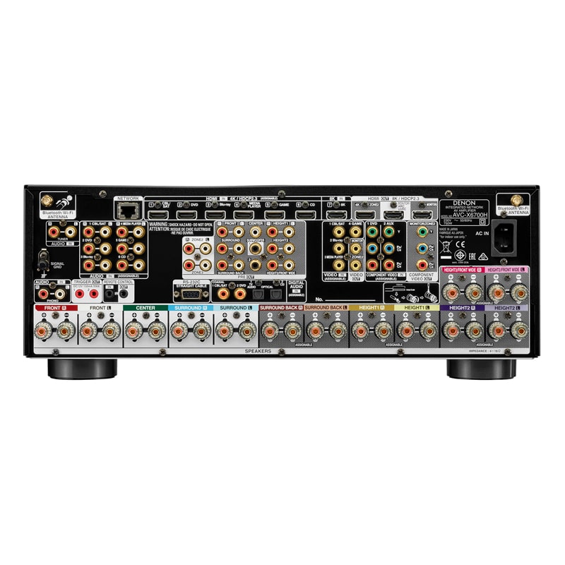 DENON AVC-X6700H AV Receiver 11.2 ชาแนล 205 วัตต์ต่อชาแนล รองรับ 8K, Dolby Atmos, DTS: X, DTS: X Pro, IMAX Enhanced และ Auro-3D - Image 3