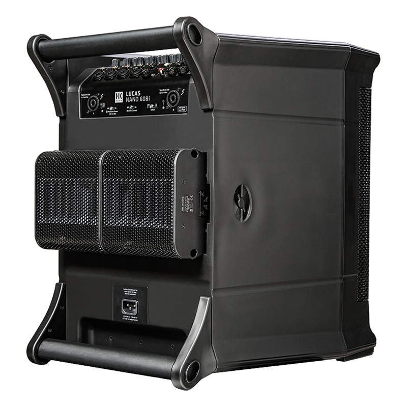 HK AUDIO LUCAS NANO 608I ลำโพง Active Column 4.5x2 นิ้ว ซับวูฟเฟอร์ 10 นิ้ว 460 วัตต์ Built-in ดิจิตอลมิกเซอร์ 8 ชาแนลในตัว - Image 4