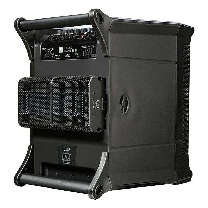 HK AUDIO LUCAS NANO 602/608I Twin ลำโพง Active Column 4.5x2 นิ้ว ซับ 10 นิ้ว 460W Built-in ดิจิตอลมิกเซอร์ 8 ชาแนลในตัว - Image 12