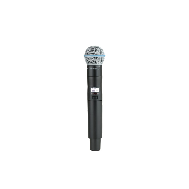 SHURE ULXD2/B58 เครื่องส่งไมค์ลอยดิจิตอล ชนิดไมค์มือถือ แบบ VHF และ UHF (ไม่มีเครื่องรับ)