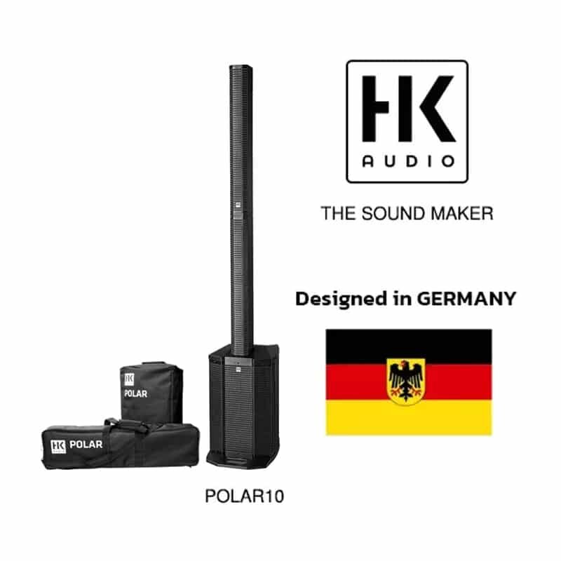 HK AUDIO POLAR 10 ลำโพง Active Column 6x3 นิ้ว ซับวูฟเฟอร์ 10 นิ้ว 2000 วัตต์ Built-in มิกเซอร์ 4 ชาแนลในตัว - Image 14