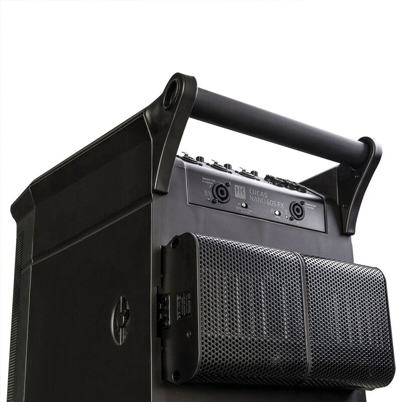 HK AUDIO LUCAS NANO 605FX ลำโพง Active Column 4.5x2 นิ้ว ซับวูฟเฟอร์ 10 นิ้ว 1500 วัตต์ Built-in ดิจิตอลมิกเซอร์ 5 ชาแนลในตัว - Image 7