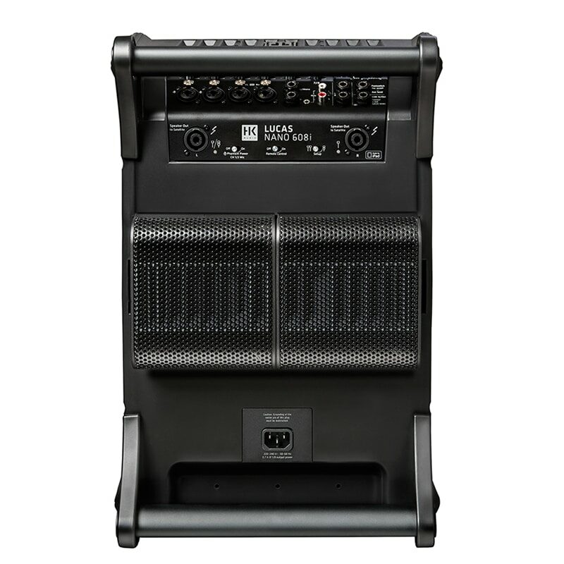 HK AUDIO LUCAS NANO 608I ลำโพง Active Column 4.5x2 นิ้ว ซับวูฟเฟอร์ 10 นิ้ว 460 วัตต์ Built-in ดิจิตอลมิกเซอร์ 8 ชาแนลในตัว - Image 5