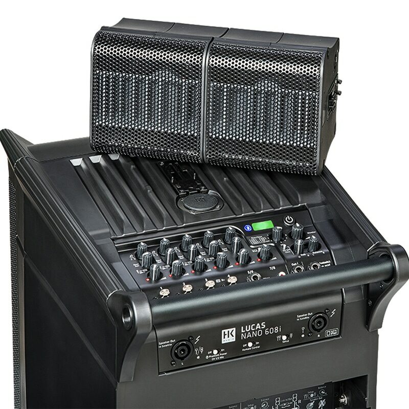 HK AUDIO LUCAS NANO 608I ลำโพง Active Column 4.5x2 นิ้ว ซับวูฟเฟอร์ 10 นิ้ว 460 วัตต์ Built-in ดิจิตอลมิกเซอร์ 8 ชาแนลในตัว - Image 10