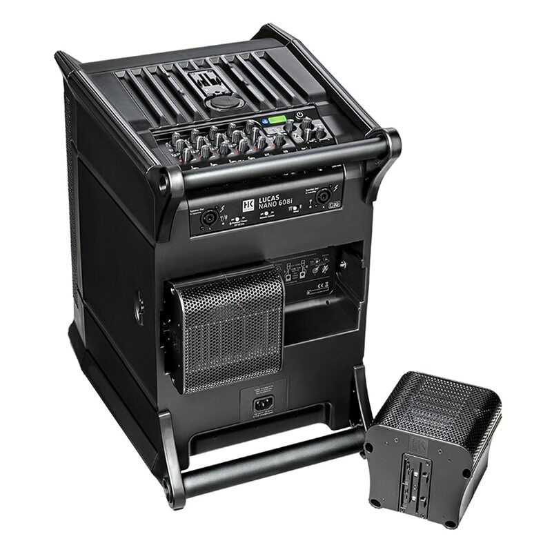 HK AUDIO LUCAS NANO 608I ลำโพง Active Column 4.5x2 นิ้ว ซับวูฟเฟอร์ 10 นิ้ว 460 วัตต์ Built-in ดิจิตอลมิกเซอร์ 8 ชาแนลในตัว - Image 6