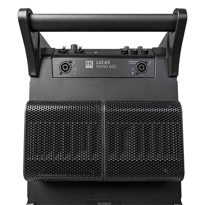 HK AUDIO LUCAS NANO 602/608I Twin ลำโพง Active Column 4.5x2 นิ้ว ซับ 10 นิ้ว 460W Built-in ดิจิตอลมิกเซอร์ 8 ชาแนลในตัว - Image 9