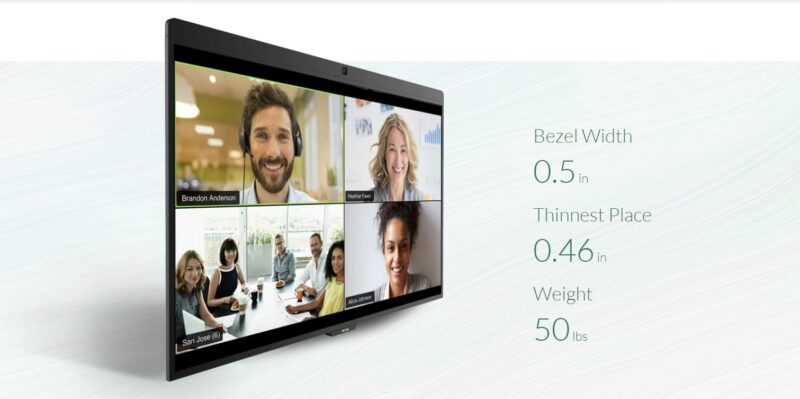 DTEN D7 จอ 4K ทัชสกรีน 55 นิ้ว All-In-One เหมาะกับทุกงาน พรีเซ็นต์, เทรนนิ่ง, โฮมออฟฟิศ, ประชุมออนไลน์ กล้องความละเอียด 4K 16 ไมค์ - Image 2