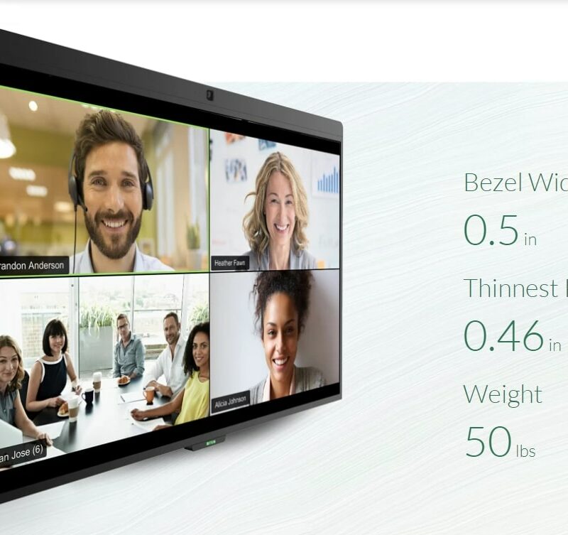 DTEN D7 จอ 4K ทัชสกรีน 55 นิ้ว All-In-One เหมาะกับทุกงาน พรีเซ็นต์, เทรนนิ่ง, โฮมออฟฟิศ, ประชุมออนไลน์ กล้องความละเอียด 4K 16 ไมค์ - Image 2
