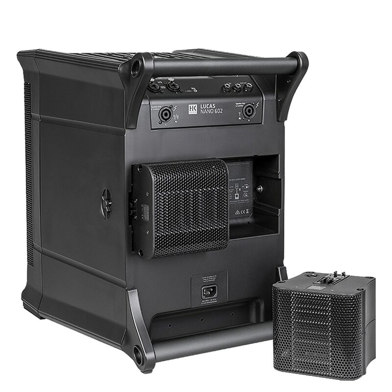 HK AUDIO LUCAS NANO 602/608I Twin ลำโพง Active Column 4.5x2 นิ้ว ซับ 10 นิ้ว 460W Built-in ดิจิตอลมิกเซอร์ 8 ชาแนลในตัว - Image 11