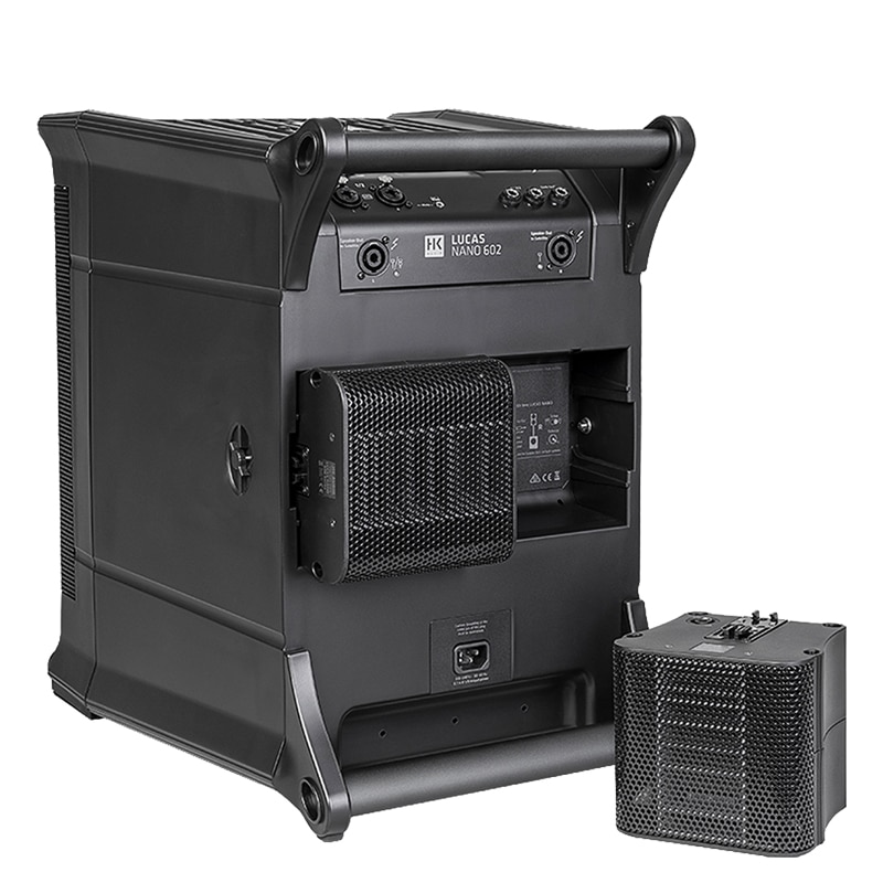 HK AUDIO LUCAS NANO 602/608I Twin ลำโพง Active Column 4.5x2 นิ้ว ซับ 10 นิ้ว 460W Built-in ดิจิตอลมิกเซอร์ 8 ชาแนลในตัว - Image 11