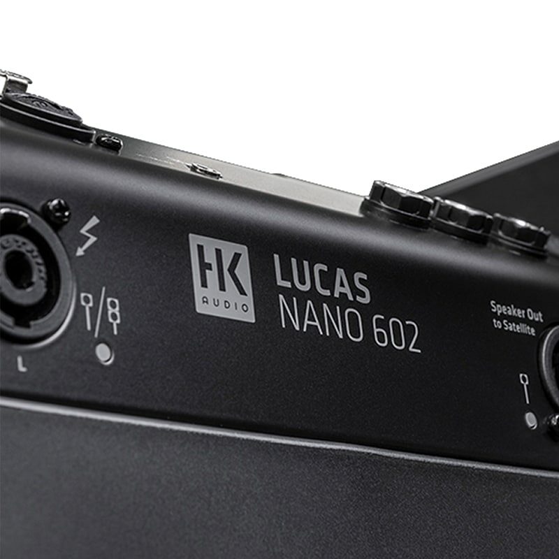 HK AUDIO LUCAS NANO 602/608I Twin ลำโพง Active Column 4.5x2 นิ้ว ซับ 10 นิ้ว 460W Built-in ดิจิตอลมิกเซอร์ 8 ชาแนลในตัว - Image 6