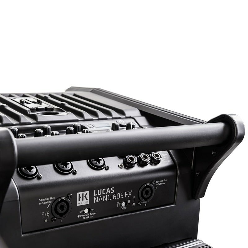 HK AUDIO LUCAS NANO 605FX ลำโพง Active Column 4.5x2 นิ้ว ซับวูฟเฟอร์ 10 นิ้ว 1500 วัตต์ Built-in ดิจิตอลมิกเซอร์ 5 ชาแนลในตัว - Image 8