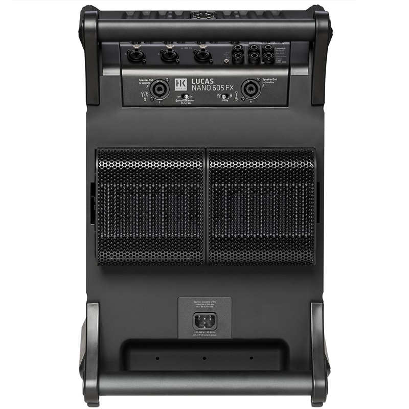 HK AUDIO LUCAS NANO 605FX ลำโพง Active Column 4.5x2 นิ้ว ซับวูฟเฟอร์ 10 นิ้ว 1500 วัตต์ Built-in ดิจิตอลมิกเซอร์ 5 ชาแนลในตัว - Image 10