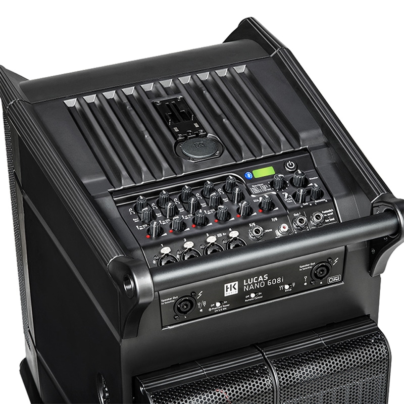 HK AUDIO LUCAS NANO 608I ลำโพง Active Column 4.5x2 นิ้ว ซับวูฟเฟอร์ 10 นิ้ว 460 วัตต์ Built-in ดิจิตอลมิกเซอร์ 8 ชาแนลในตัว - Image 9