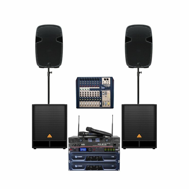 ชุดเครื่องเสียงกลางแจ้ง BEHRINGER SET-2 PASSIVE
