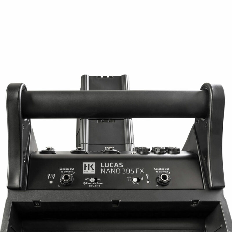 HK AUDIO LUCAS NANO 305 FX ลำโพง Active Column 3.5 นิ้ว 2 ใบ ซับวูฟเฟอร์ 8 นิ้ว 750 วัตต์ Built-in มิกเซอร์ 5 ชาแนลในตัว - Image 2