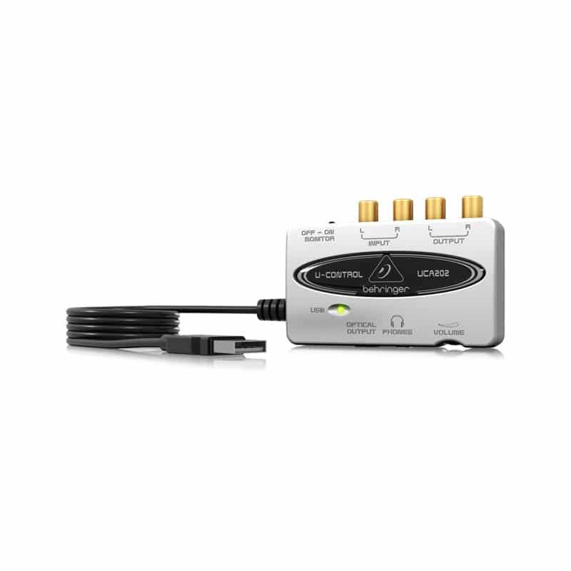 BEHRINGER UCA202 USB Audio Interface Ultra-Low Latency 2 In/2 Out with Digital Output - Image 2