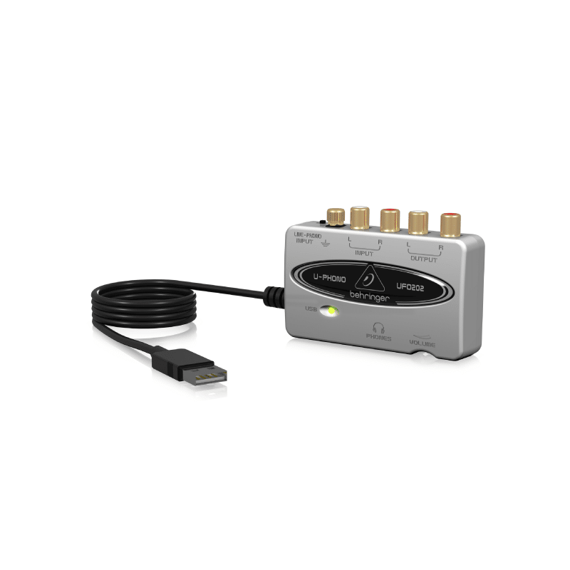 BEHRINGER UFO202 USB Audio Interface Built-in Phono Preamp สำหรับ Tapes และ Vinyl Records - Image 2