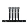 SHURE AD24QA/SM58-P55 ชุดไมค์ลอยดิจิตอล 4 ตัว พร้อมเครื่องรับ 4 ชาแนล