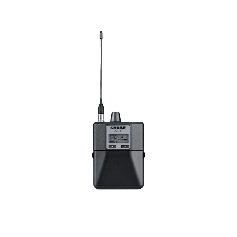 SHURE P9RA+=-Q12 เครื่องรับสัญญาณไมโครโฟนไร้สาย แบบ Bodypack คลื่นความถี่ 748-758 MHz (ไม่มีไมโครโฟน) (ไม่มีเครื่องส่ง)