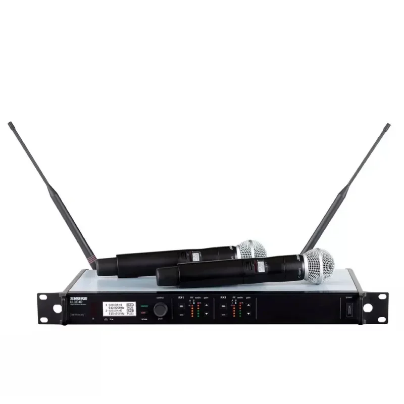 SHURE ULXD24DA/SM58 ชุดไมค์ลอยดิจิตอล มือถือคู่ แบบ UHF