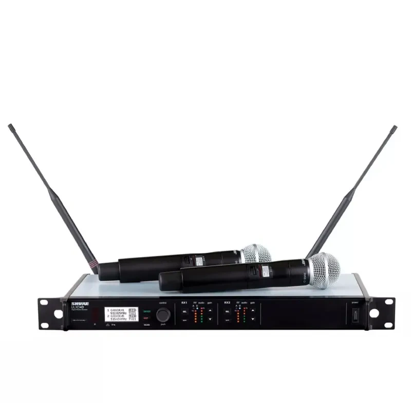 SHURE ULXD24DA/SM58 ชุดไมค์ลอยดิจิตอล มือถือคู่ แบบ UHF