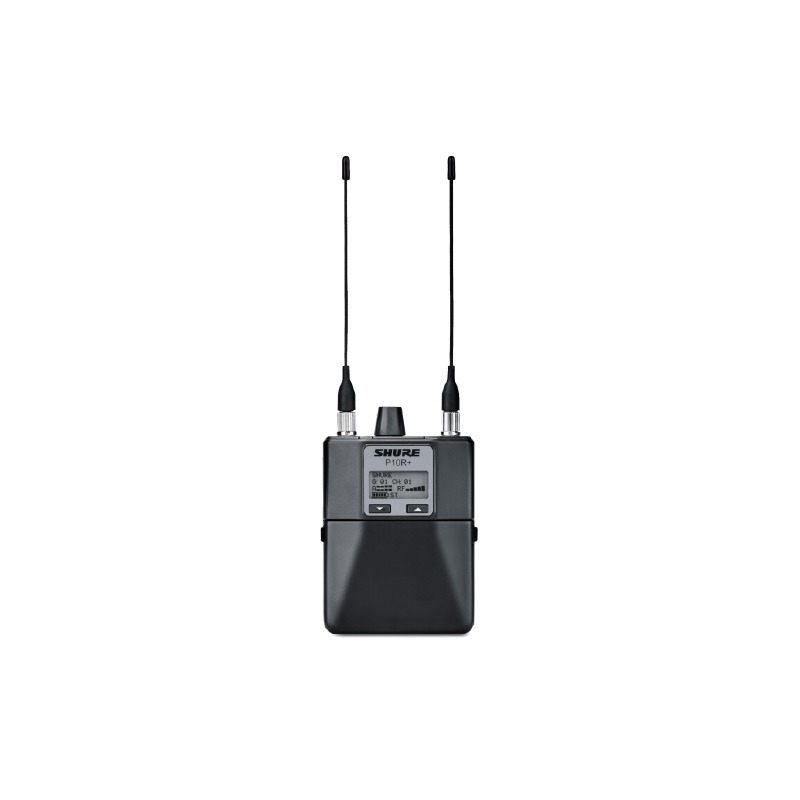 SHURE P10R+=-Q12 เครื่องรับสัญญาณสายไร้สาย แบบ bodypack คลื่นความถี่ 748-758 MHz