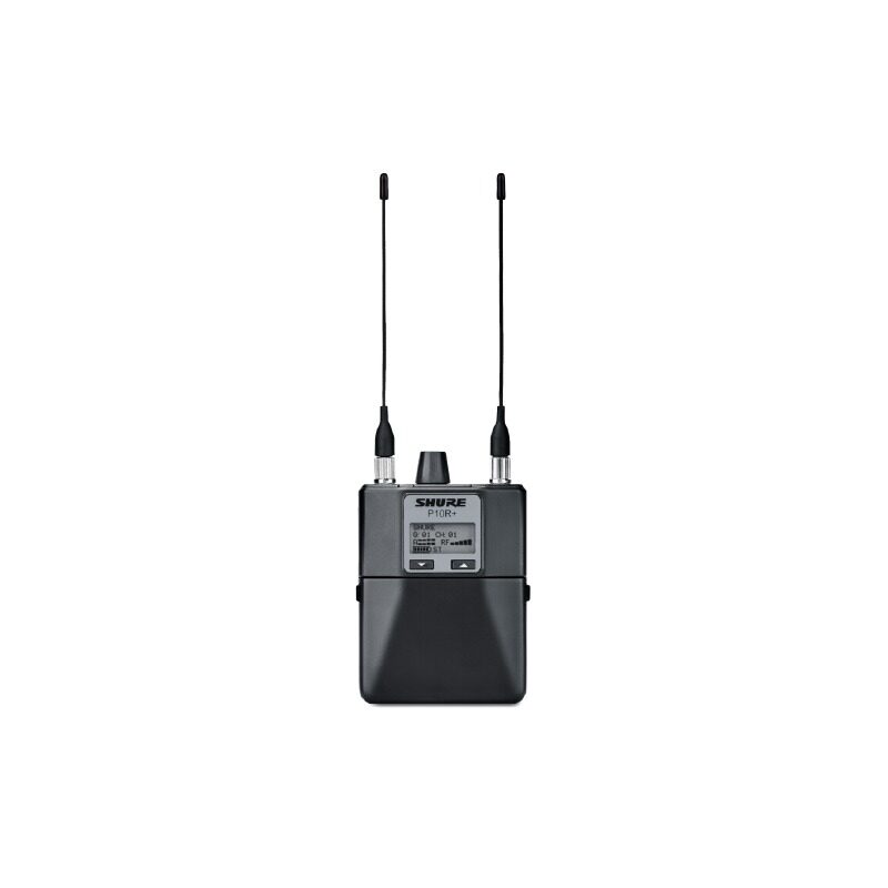 SHURE P10R+=-Q12 เครื่องรับสัญญาณสายไร้สาย แบบ bodypack คลื่นความถี่ 748-758 MHz