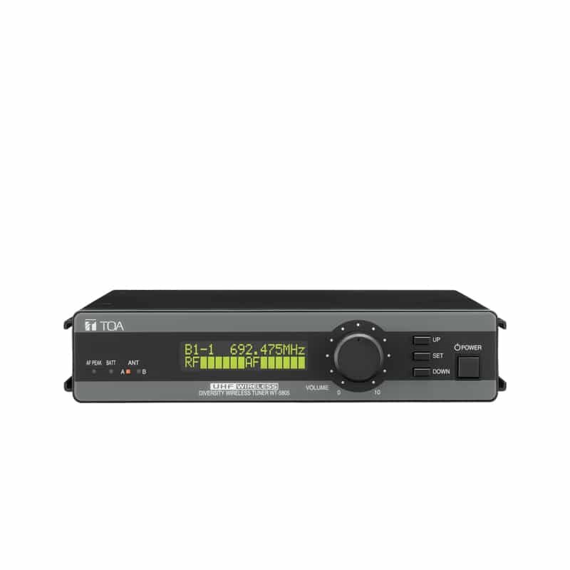 เครื่องรับสัญญาณไมค์ไร้สาย TOA WT-5805