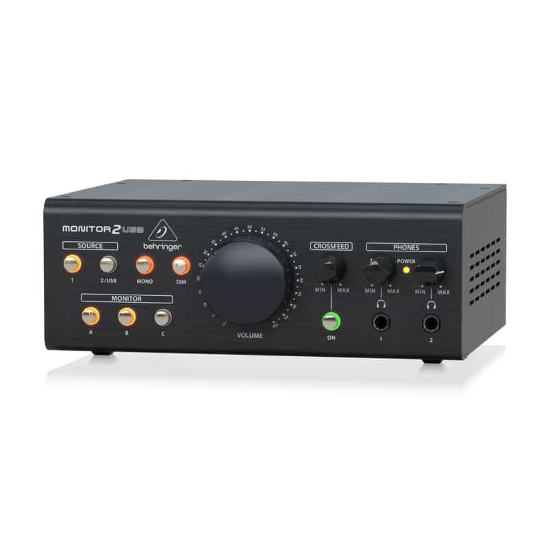 BEHRINGER MONITOR2USB High-End Speaker and Headphone Monitoring Controller with VCA Control and USB Audio Interface - Image 3