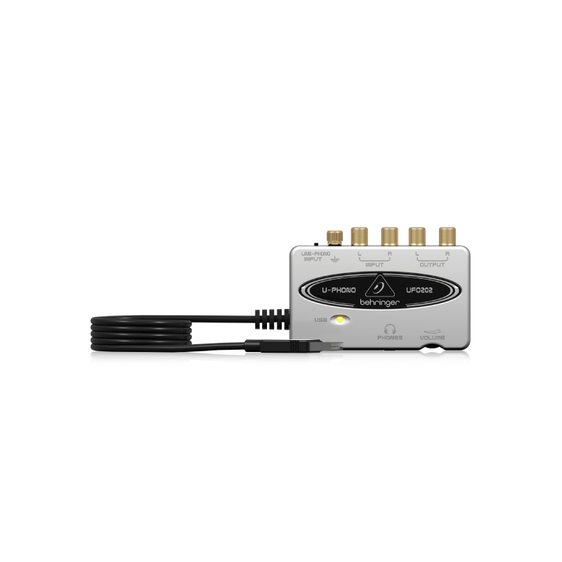 BEHRINGER UFO202 USB Audio Interface Built-in Phono Preamp สำหรับ Tapes และ Vinyl Records - Image 4
