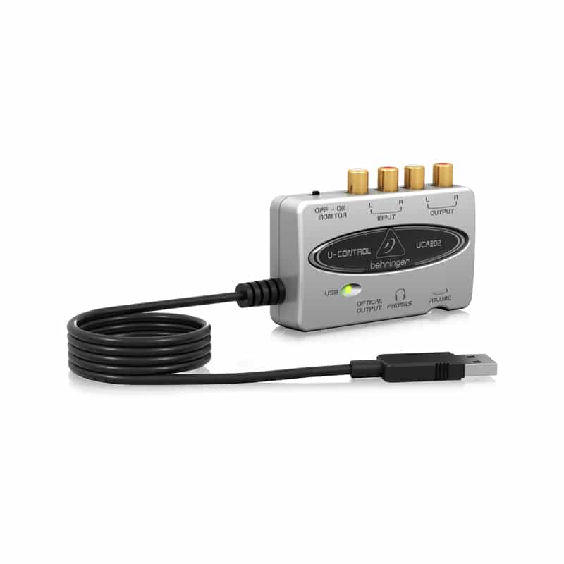 BEHRINGER UCA202 USB Audio Interface Ultra-Low Latency 2 In/2 Out with Digital Output - Image 7