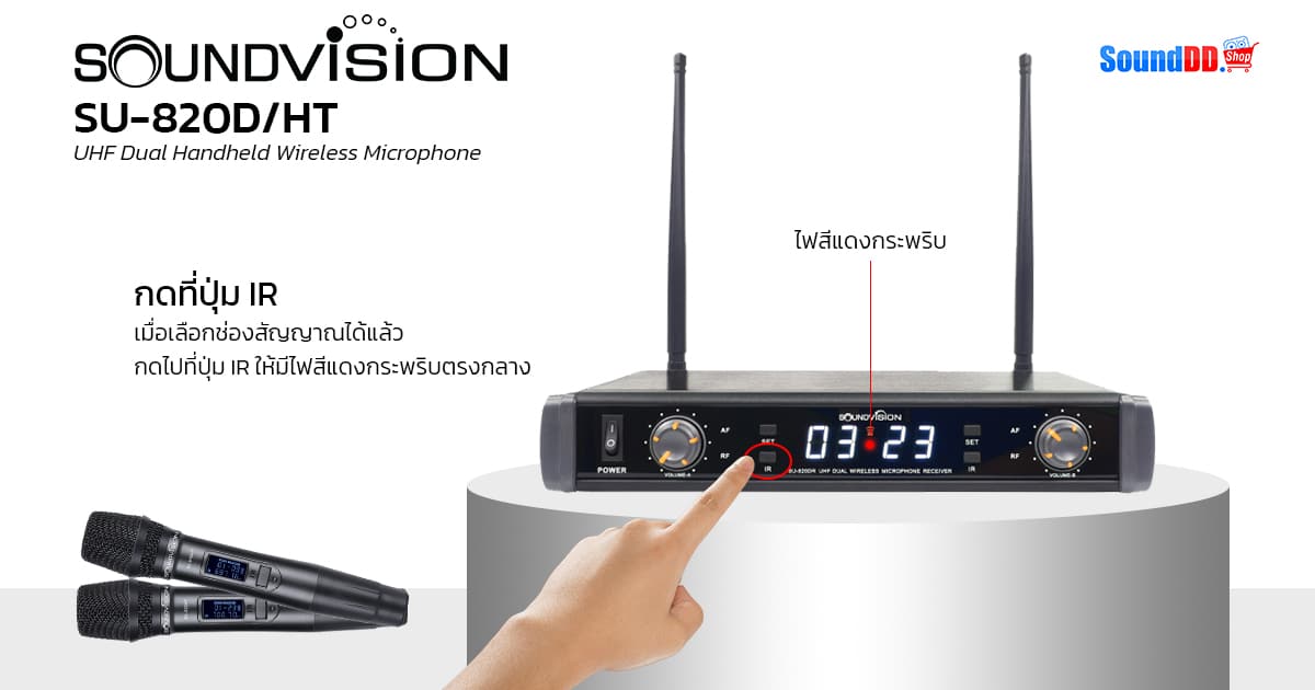SOUNDVISION SU-820D-HT HOW TO 3