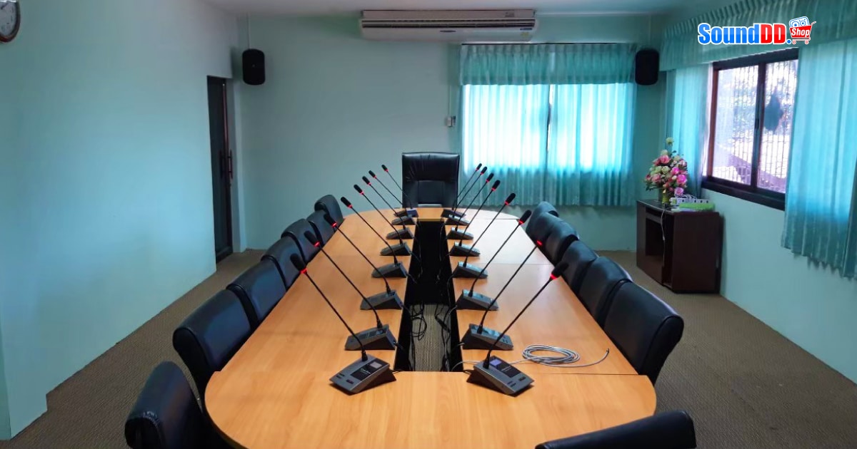 ผลงานติดตั้ง ระบบเสียงห้องประชุม วิทยาลัยชุมชน จังหวัดระนอง
