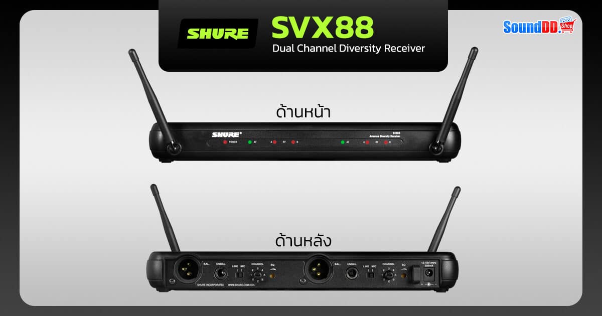 SHURE SVX How To 1