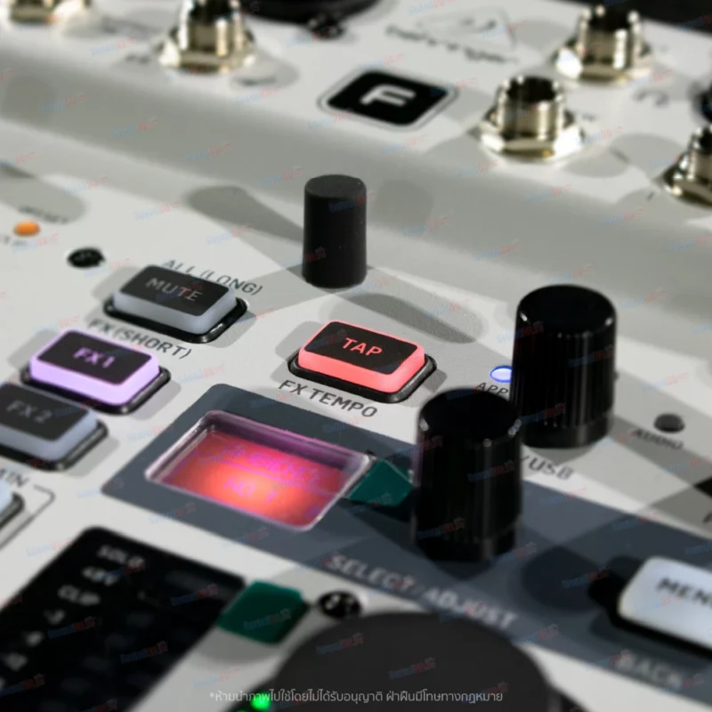BEHRINGER FLOW 8 มิกเซอร์ ดิจิตอล 8 ชาแนล พร้อม Bluetooth Audio, App Control และ USB/Audio Interface - Image 4