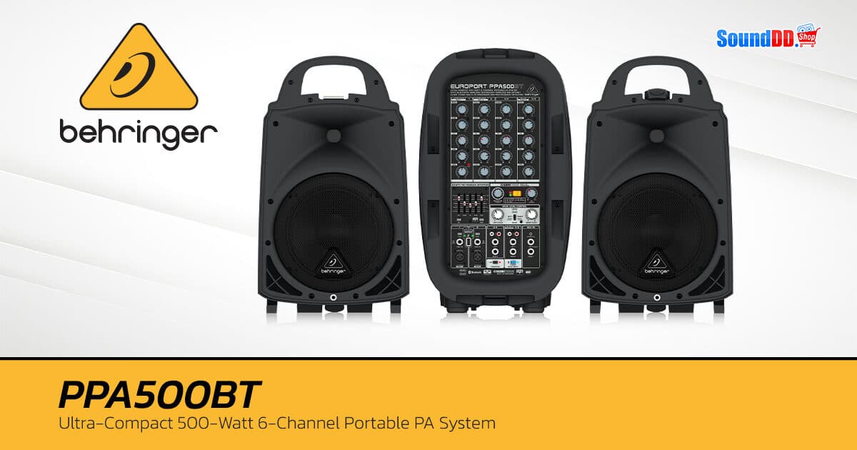BEHRINGER PPA500BT Review