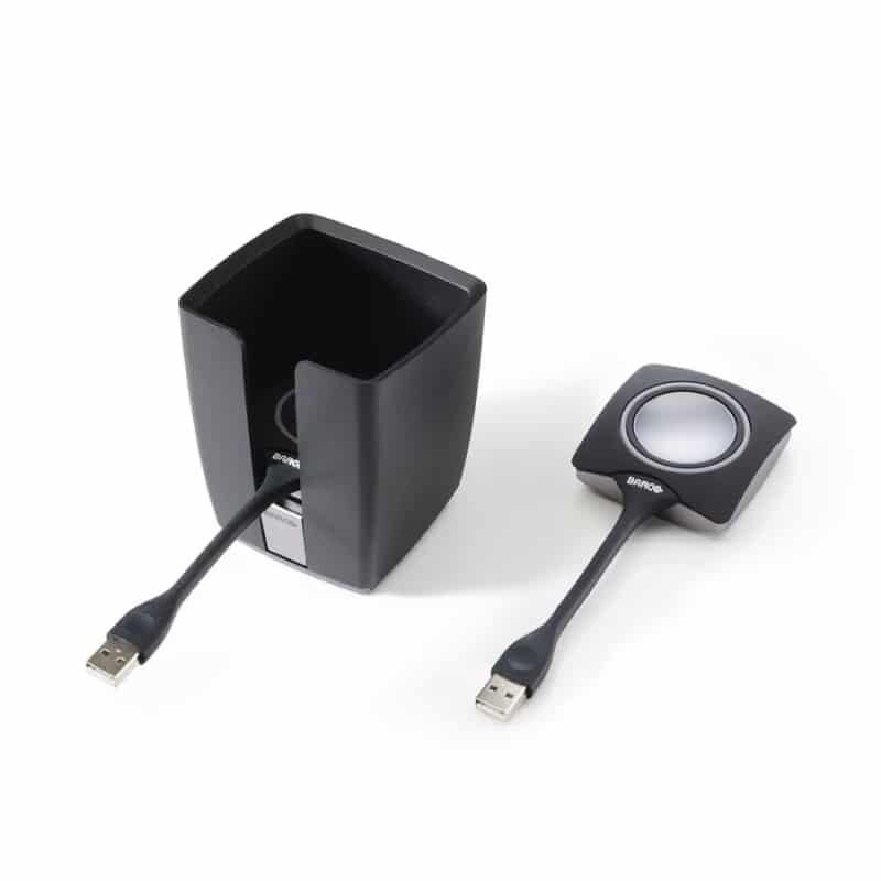ชุดที่เก็บตัวส่งสัญญาณ และ ตัวส่งสัญญาณ BARCO CLICKSHARE USB BUTTON SET