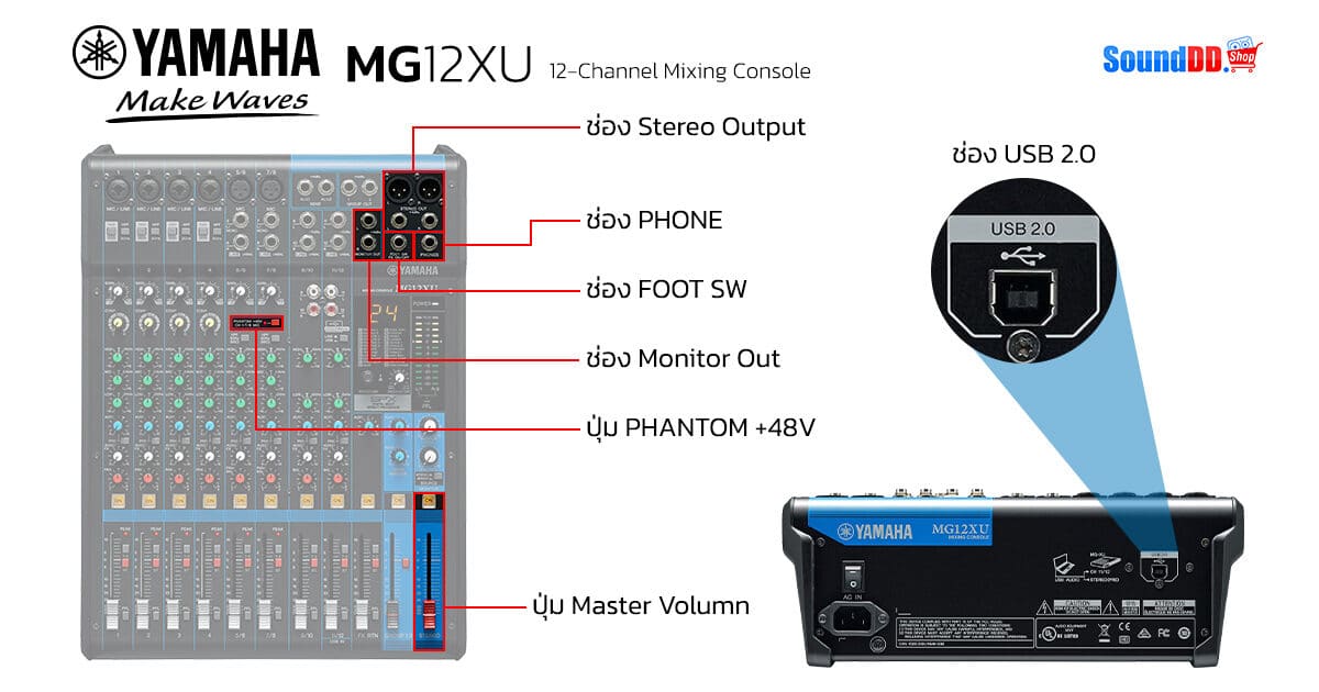 YAMAHA MG16XU How To 1