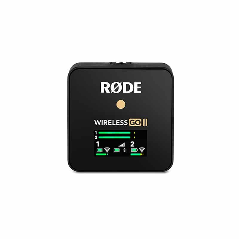 RODE Wireless GO II ไมค์ติดกล้องไร้สายแบบหนีบปกเสื้อ ระบบดิจิตอล 2.4 GHz (เครื่องส่ง 2 ตัว เครื่องรับ 1 ตัว) - Image 5