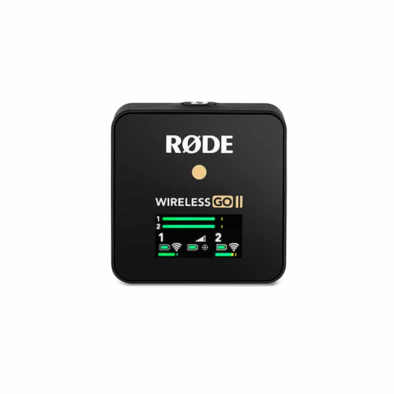 RODE Wireless GO II ไมค์ติดกล้องไร้สายแบบหนีบปกเสื้อ ระบบดิจิตอล 2.4 GHz (เครื่องส่ง 2 ตัว เครื่องรับ 1 ตัว) - Image 5