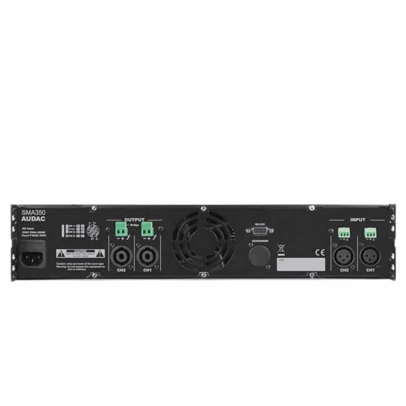 AUDAC SMA350 เพาเวอร์แอมป์ 2 ชาแนล 2 X 350 วัตต์ คลาส D - Image 2